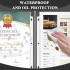 EverBracelet Clear Sheet Protectors for 3 Ring Binder, Plastic Sleeves for Paper 8.5x11, Heavy Duty Page Protectors for 3 Ring Binder, Top Loading Paper Protector for Documents and Photos,Letter Size.